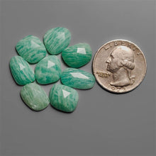 Rose Cut Peruvian Amazonite Lot