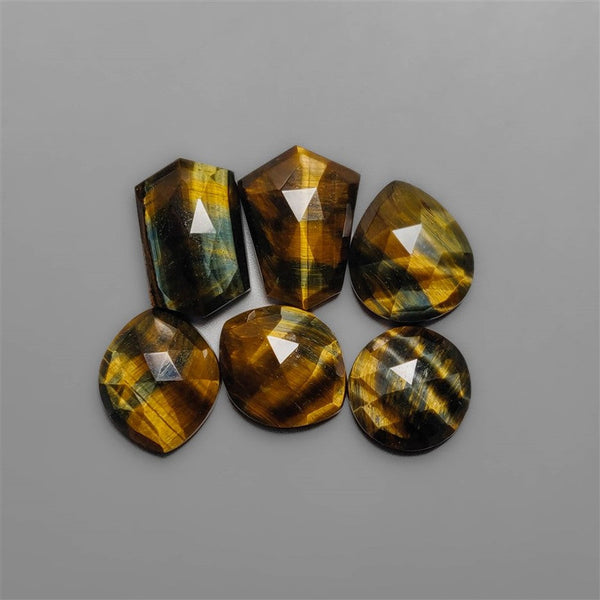 Rose Cut Tiger Eye Lot