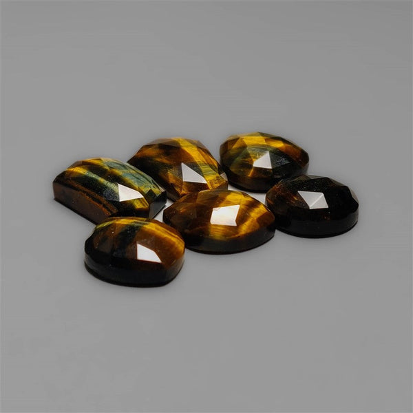 Rose Cut Tiger Eye Lot