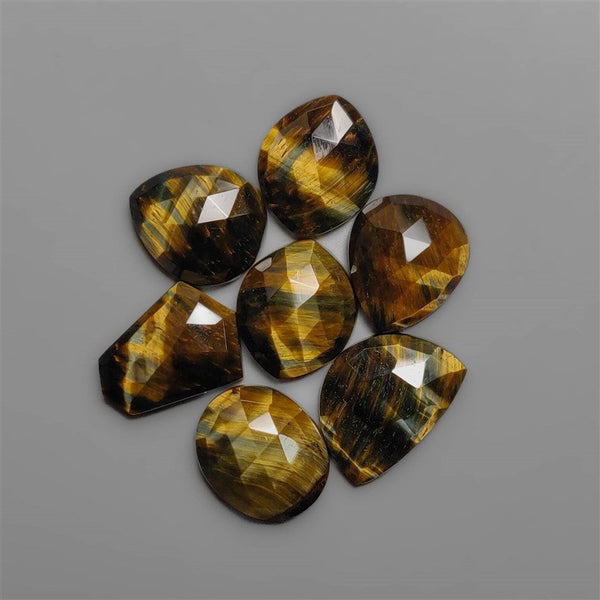 Rose Cut Tiger Eye Lot