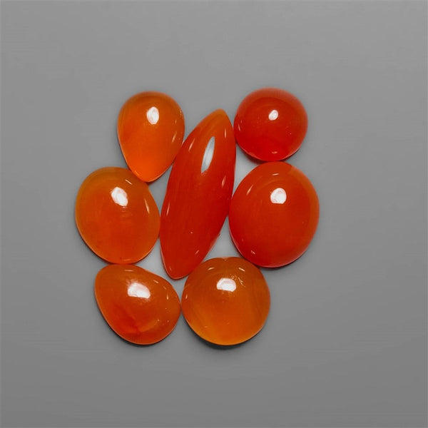 Carnelian Agate Cabochons Lot