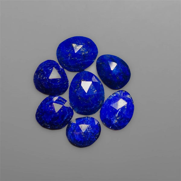 Rose Cut Lapis Lazuli Cabochons Lot