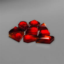 Step Cut Hessonite Garnets Lot