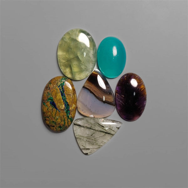 Mix Gemstone Cabochons Lot