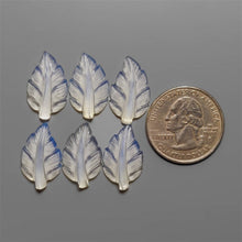 Handcarved Opalite Leaves Lot