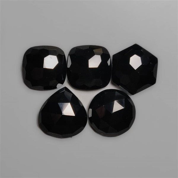 Rose Cut Black Spinels Lot