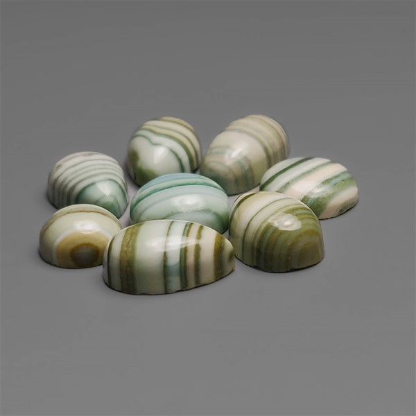 Saturn Chalcedony Small Cabochons Lot