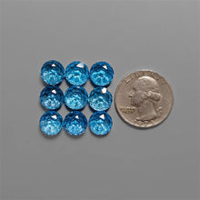 Rare Reverse Intaglio Swiss Blue Topaz Carving Lot