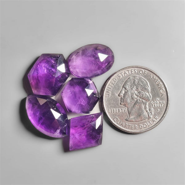 Rose Cut Amethyst Lot