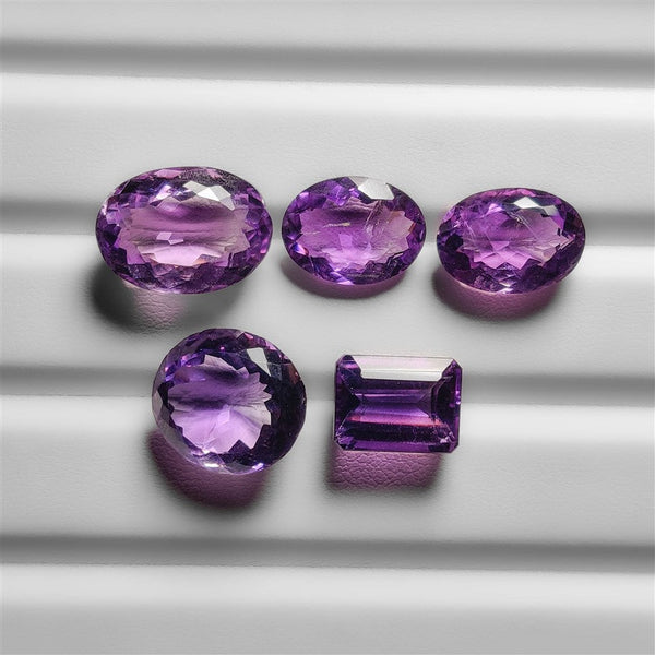 AAA Faceted Brazilian Amethyst Lot