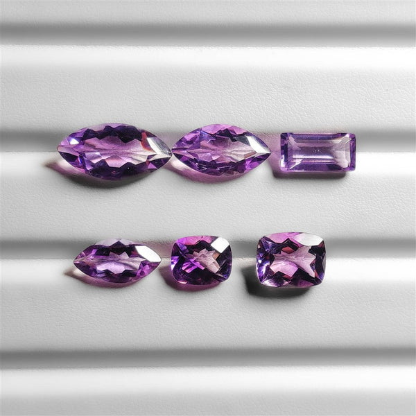 AAA Faceted Brazilian Amethyst Lot