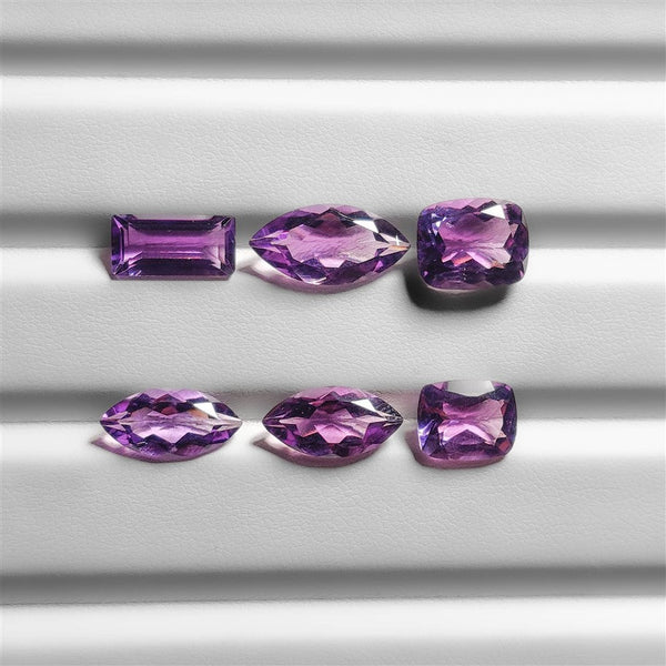 AAA Faceted Brazilian Amethyst Lot