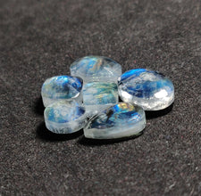 Rose Cut Rainbow Moonstone Doublets Lot (Backed)