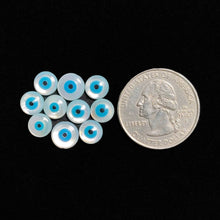 Mother Of Pearl Evil Eyes Lot (Drilled)