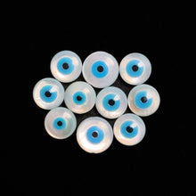 Mother Of Pearl Evil Eyes Lot (Drilled)