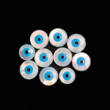 Mother Of Pearl Evil Eyes Lot (Drilled)