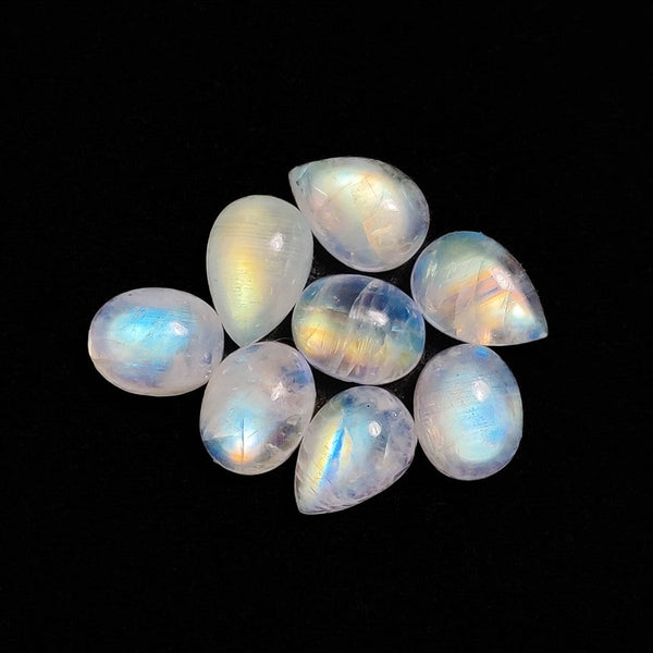 Rainbow Moonstone Cabochons Lot