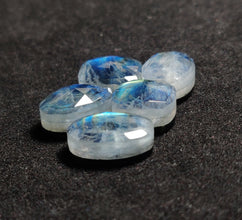 Rose Cut Rainbow Moonstone Doublets Lot (Backed)