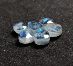 Rose Cut Rainbow Moonstone Doublets Lot (Backed)