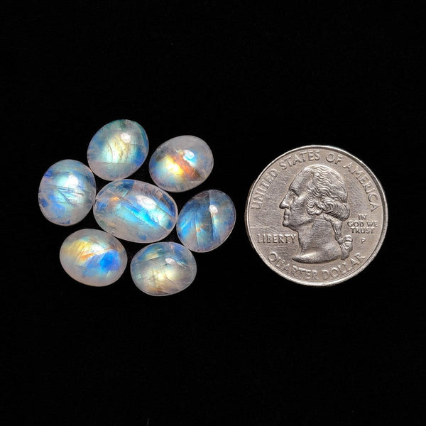 Rainbow Moonstone Cabochons Lot