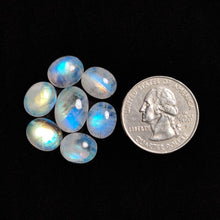 Rainbow Moonstone Cabochons Lot