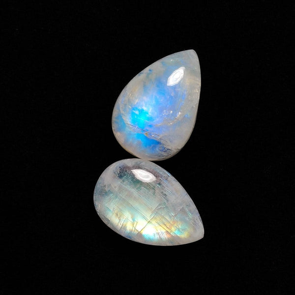 Rainbow Moonstone Cabochons Lot