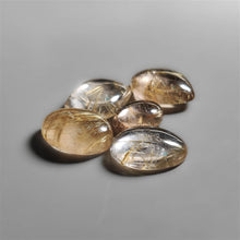 Golden Rutilated Quartz Cabochons Lot