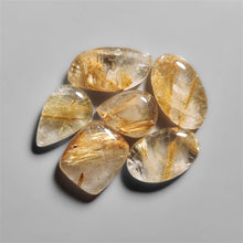 AAA Golden Rutilated Quartz Cabochons Lot