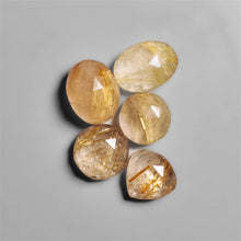 Rose Cut Golden Rutilated Quartz Lot