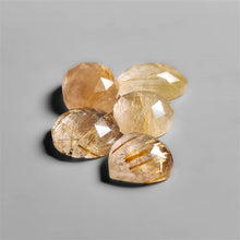 Rose Cut Golden Rutilated Quartz Lot