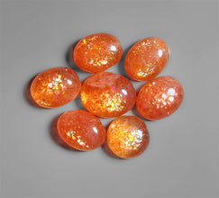 High Grade Confetti Sunstone Cabochons Lot