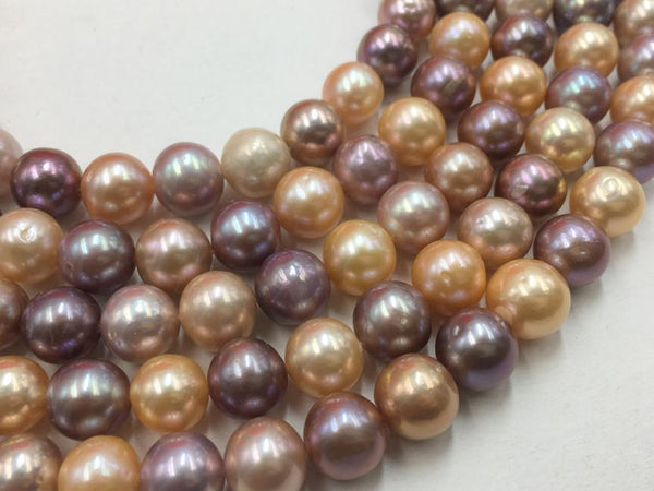 Fresh Water Pearl Beads Line 9.5-11.5 MM ROUND-3074