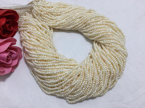 Fresh Water Pearl Beads Line 3 MM BUTTON