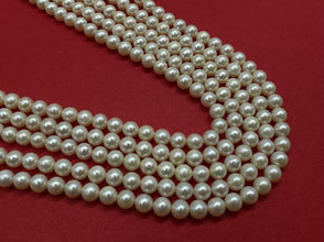 Fresh Water Pearl Beads Line 6.80 MM ROUND