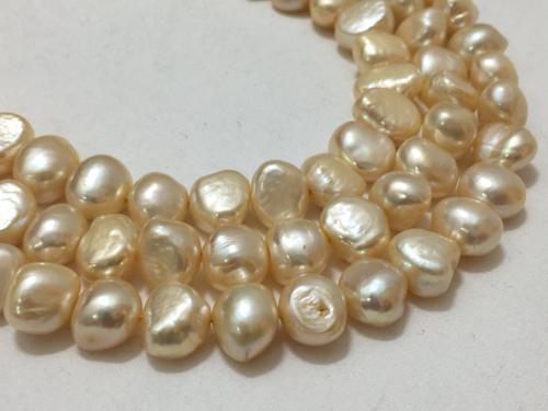 Fresh Water Pearl Beads Line 9-11 MM UNEVEN-3093