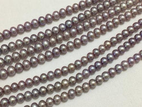 Fresh Water Pearl Beads Line 7 MM NEAR ROUND-3096