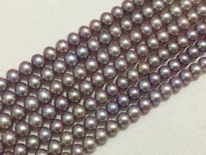 Fresh Water Pearl Beads Line 7 MM NEAR ROUND