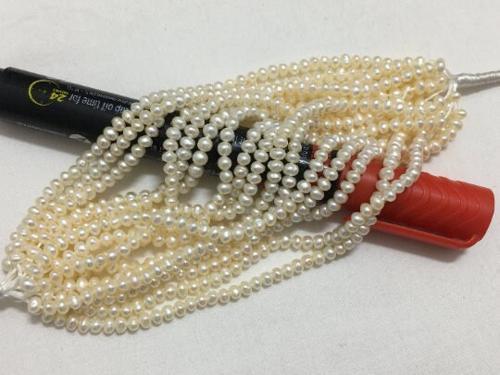 Fresh Water Pearl Beads Line 4 MM POTATO-3098