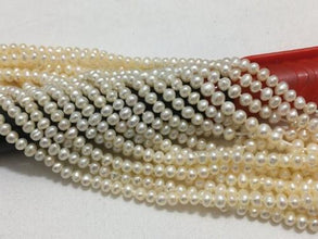 Fresh Water Pearl Beads Line 4 MM POTATO