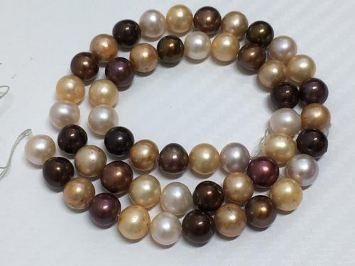 Fresh Water Pearl Beads Line 8 MM OVAL-3099