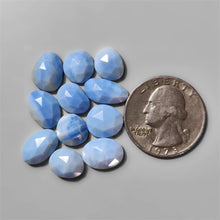 Rose Cut Blue Owhyee Opals Lot