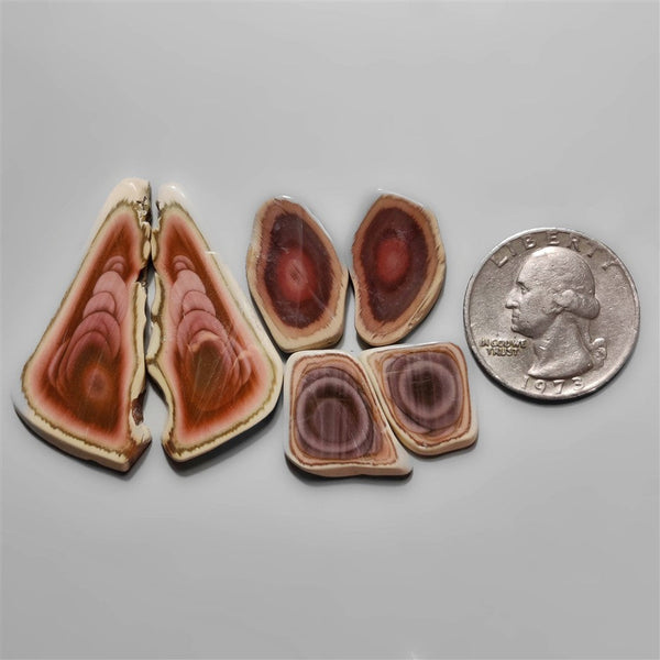 Imperial Jasper Slices Pairs Lot