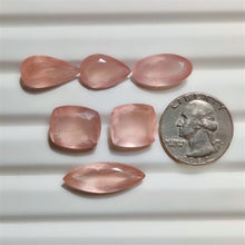 AAA Faceted Brazilian Rose Quartz Lot