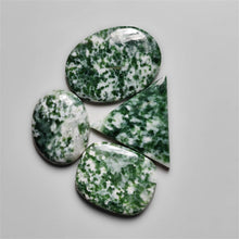 Chrome Diopside In Quartz Cabs Lot