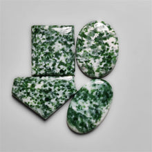 Chrome Diopside In Quartz Cabs Lot