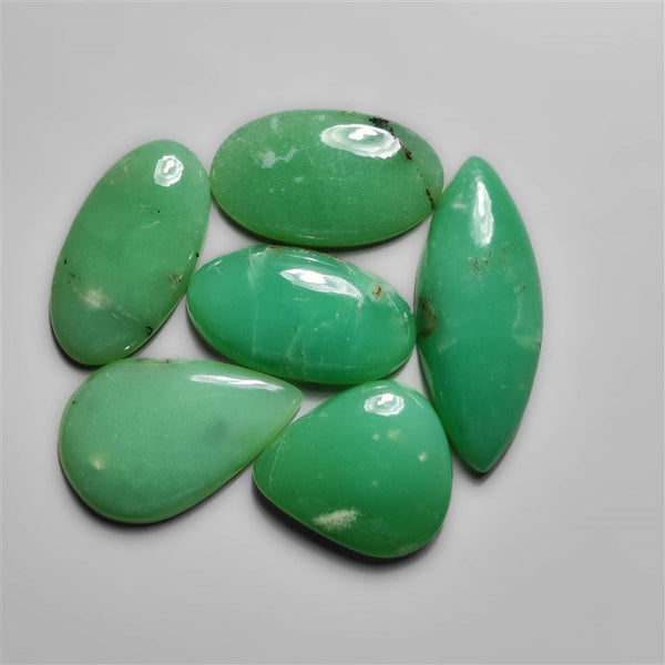 Gemmy Australian Chrysoprase Cabs Lot