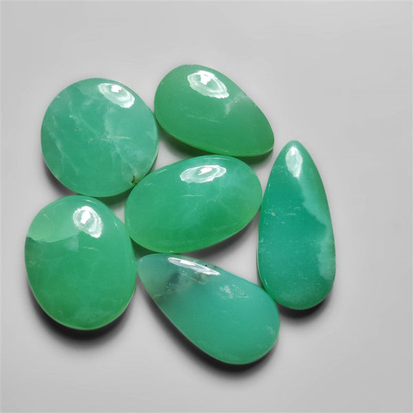 Gemmy Australian Chrysoprase Cabs Lot