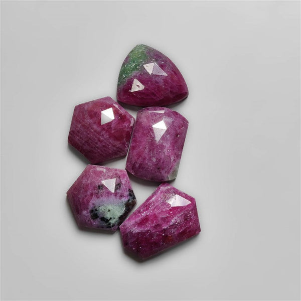 Rose Cut Ruby Zoisite Lot