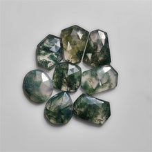 Rose Cut Moss Agate Lot