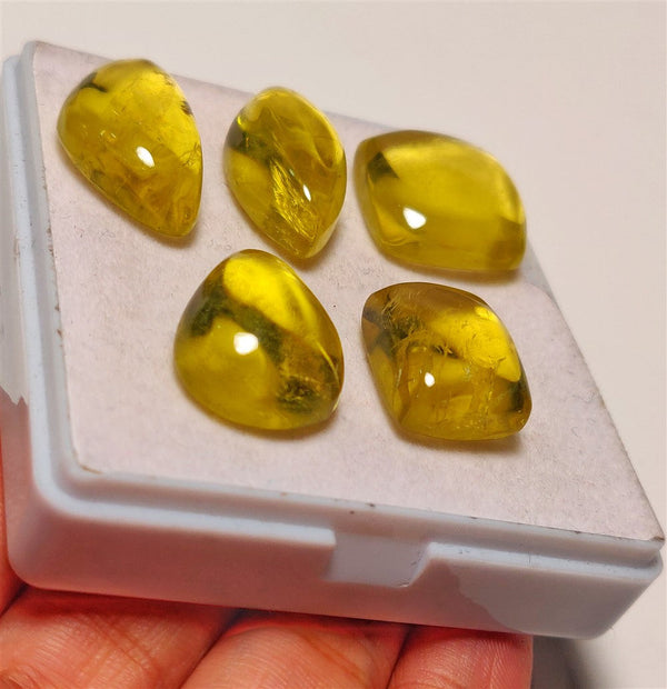 LEmon Quartz Cabs Lot